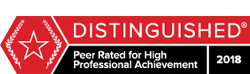 Martindale distinguished badge 2018